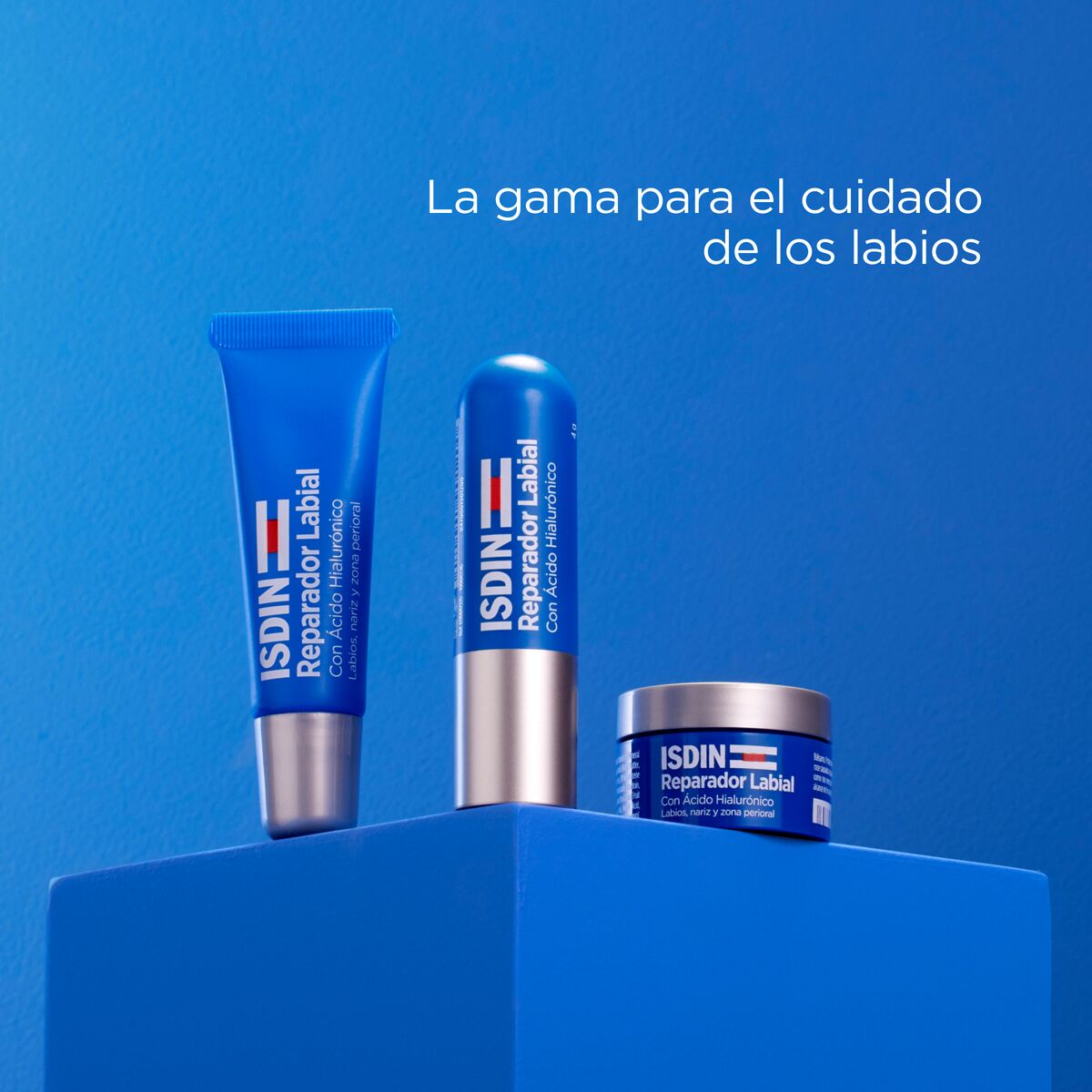 ISDIN Reparador Labial Fluido con Ácido Hialurónico, 10ml.