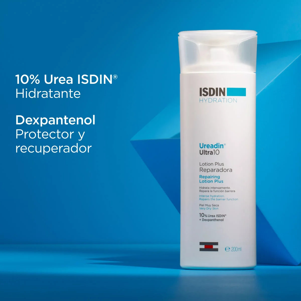 ISDIN Ureadin Ultra 10 Lotion Plus Reparadora, Loción Corporal Hidratante, 200ml