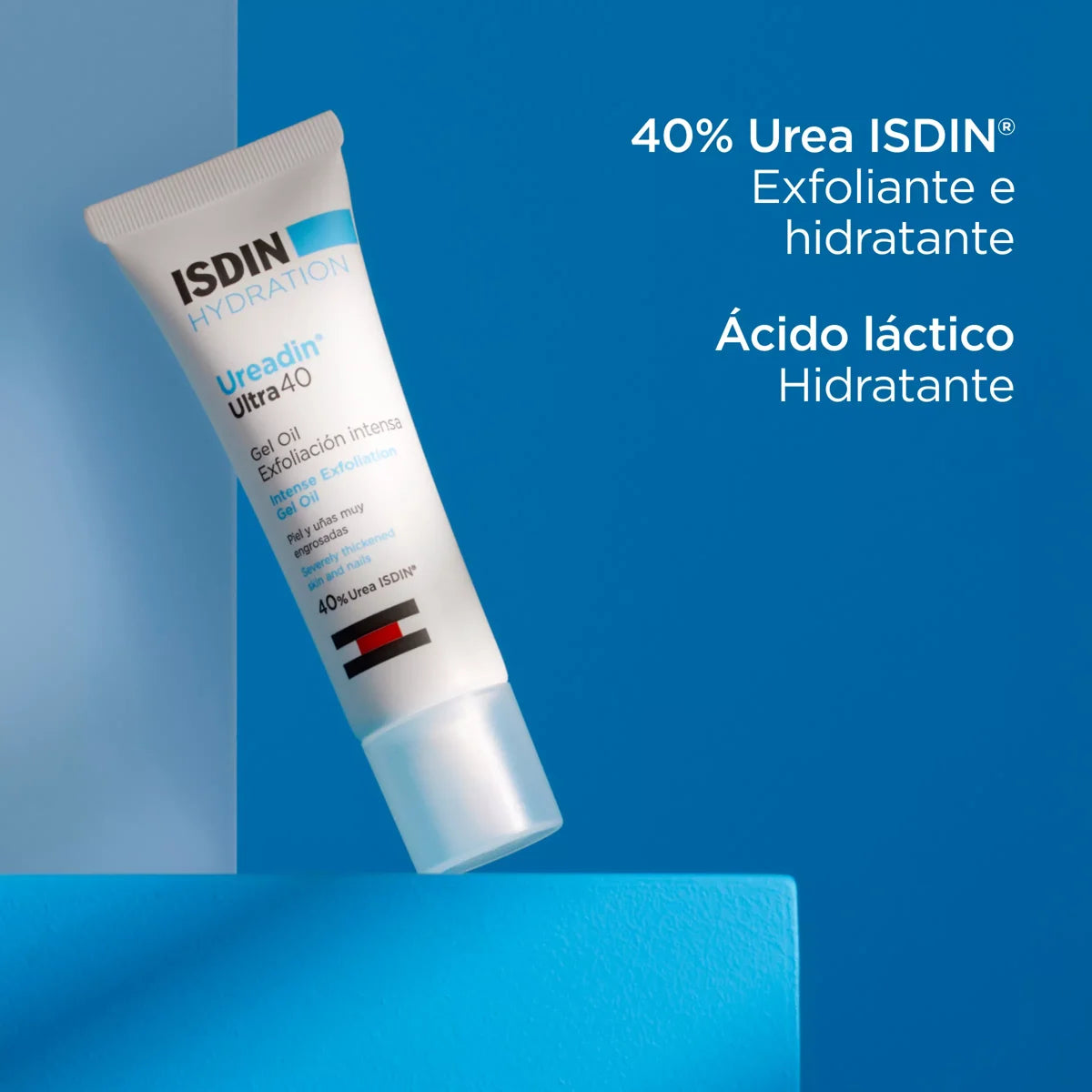 ISDIN Ureadin Ultra40 Gel Oil Exfoliación Intensa, Piel y Uñas Engrosadas, 30ml