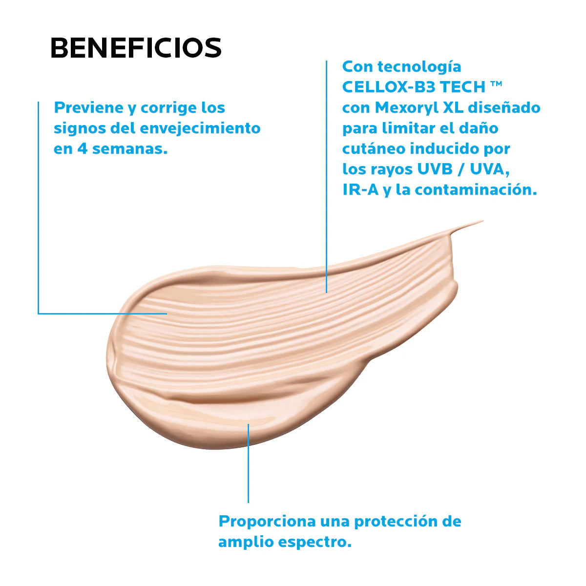 LA ROCHE POSAY Anthelios Age Correct FPS50+ Protector Solar Anti-Edad, Con Color