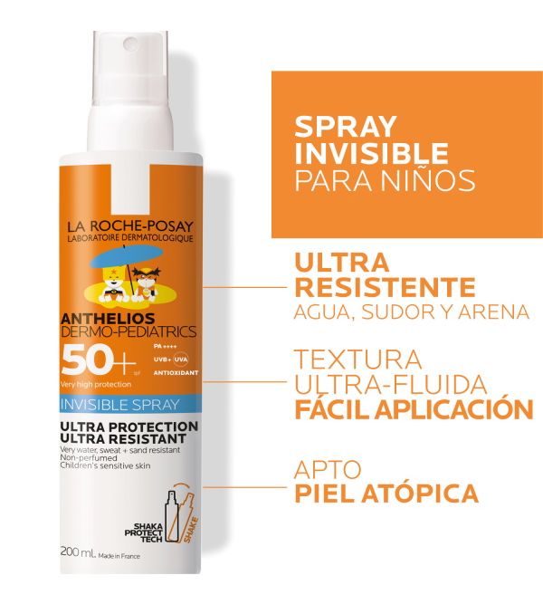 LA ROCHE POSAY Anthelios Dermo-Pediatrics FPS50+ Spray Invisible, 200ml