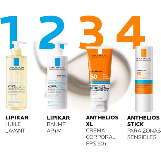 LA ROCHE POSAY Anthelios Stick para Zonas Sensibles y Labios SPF50+, 9gr