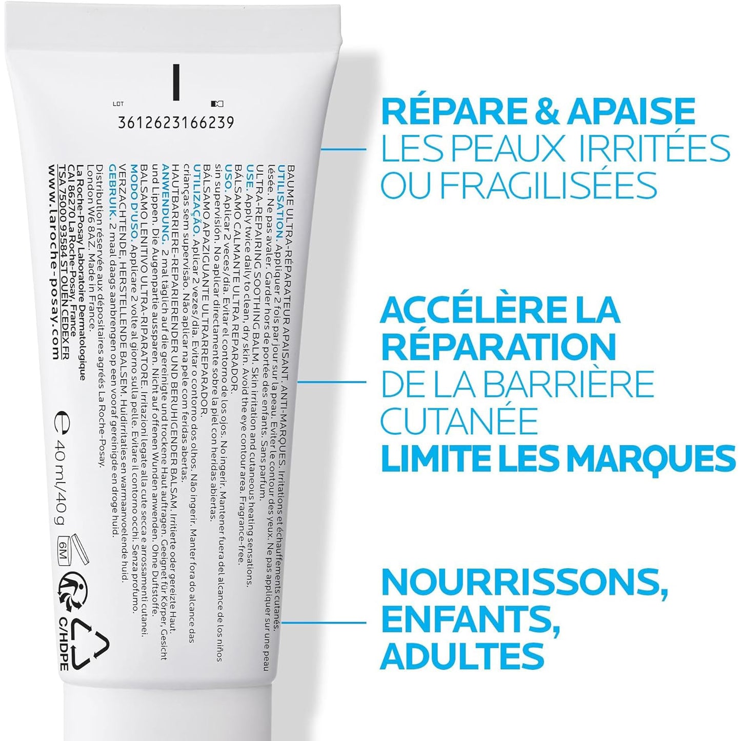 LA ROCHE POSAY Cicaplast Baume B5+, Bálsamo Calmante Ultra-Reparador