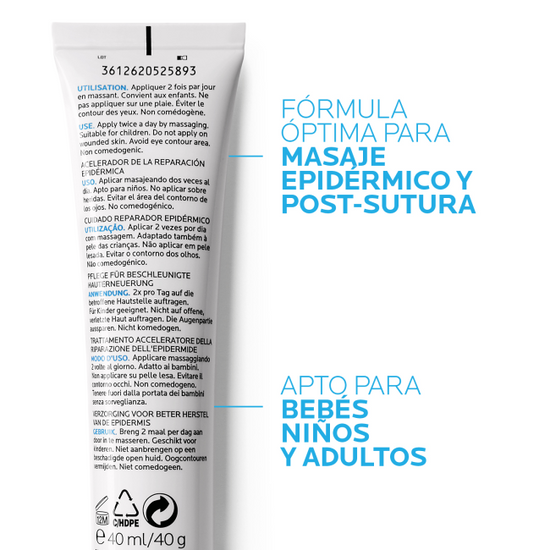 LA ROCHE POSAY Cicaplast Gel B5 Cicatrizante Pro-Recuperación de la Piel, 40ml