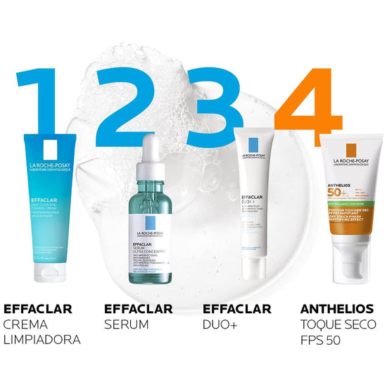 LA ROCHE POSAY Effaclar Crema Espumosa Limpiadora para Piel Grasa, 125ml