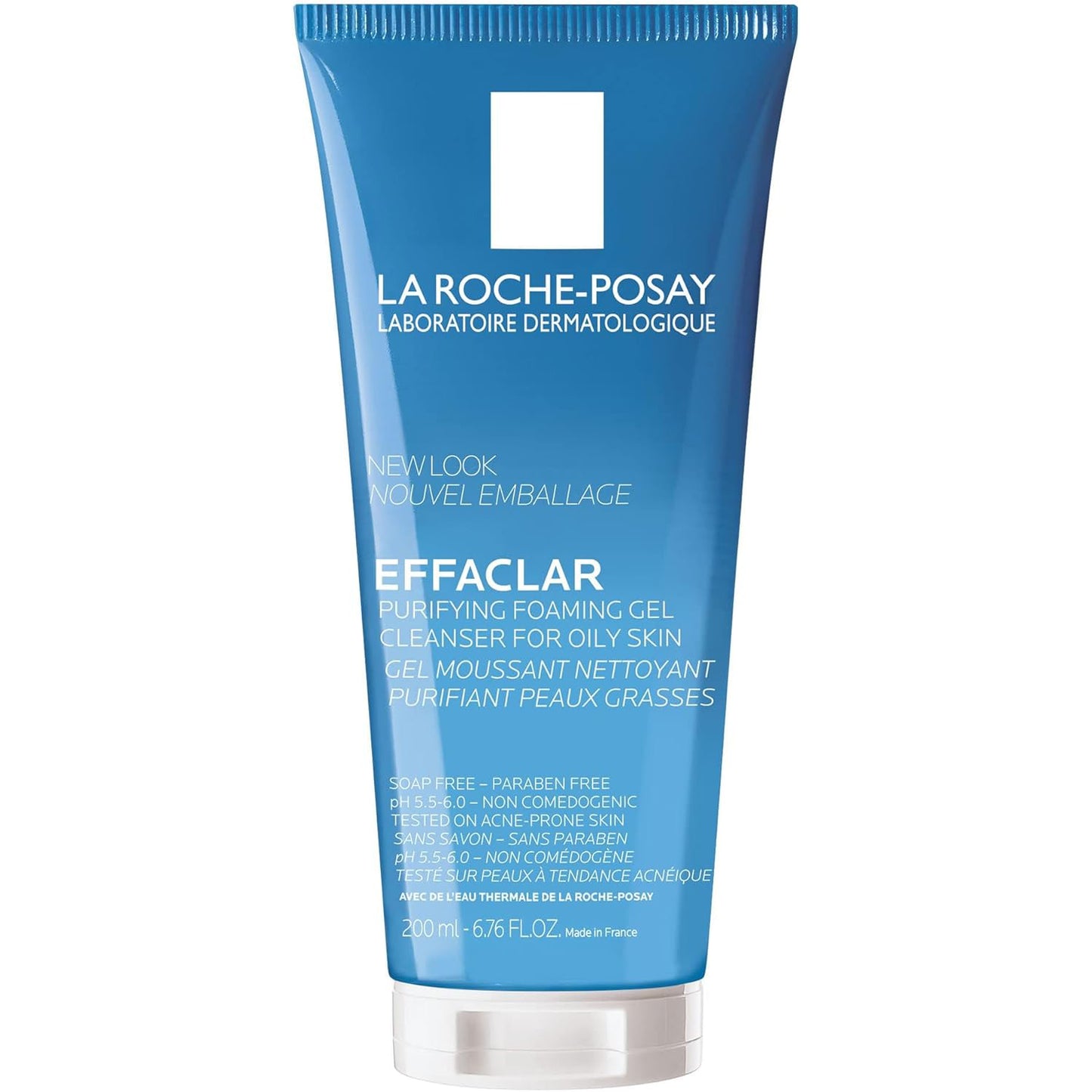 LA ROCHE POSAY Effaclar Gel Espumoso Purificante, Limpiador Facial, 200ml