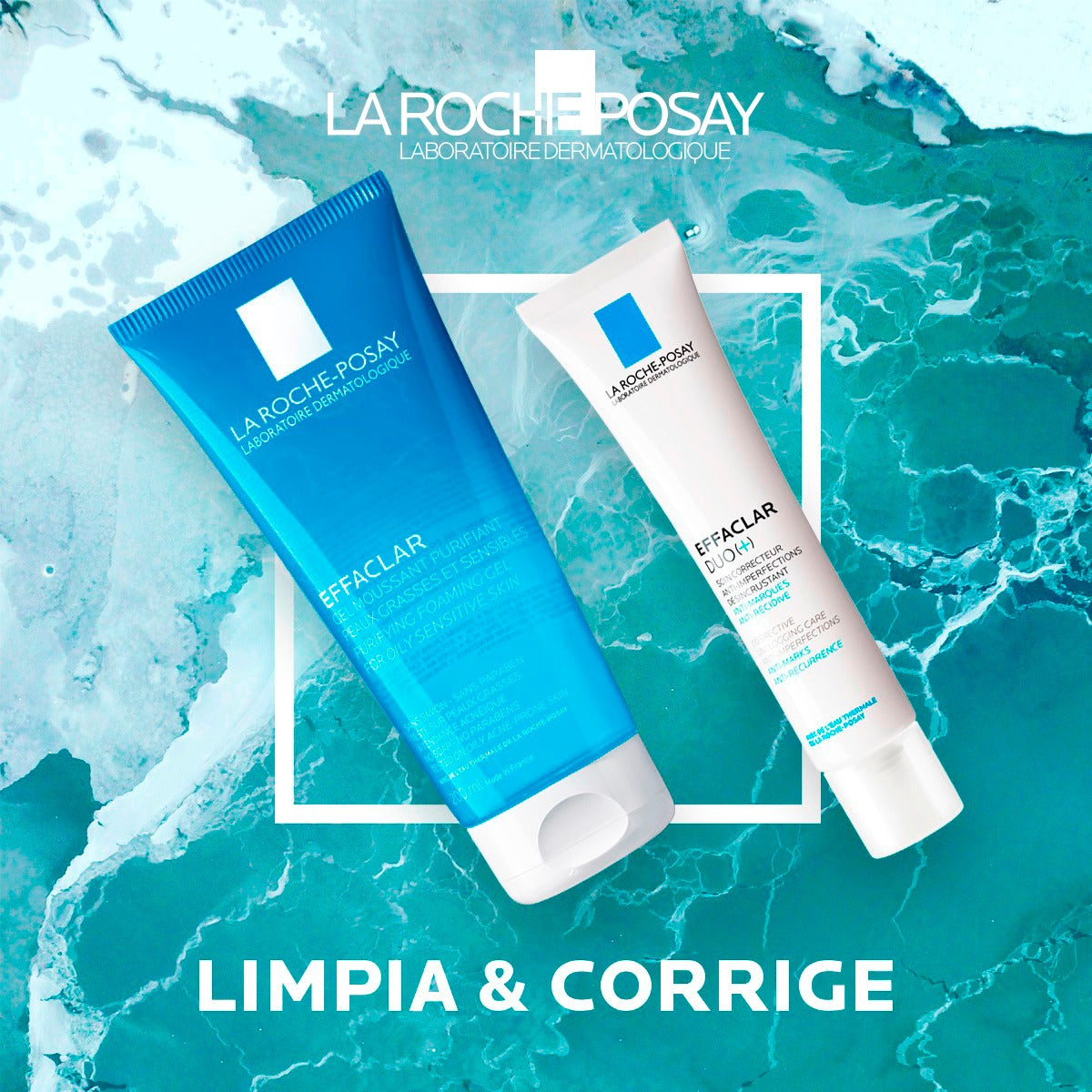 LA ROCHE POSAY Effaclar Gel Espumoso Purificante, Limpiador Facial, 200ml