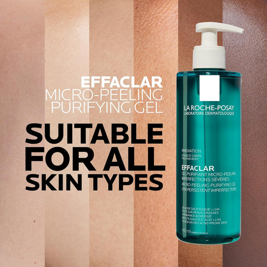 LA ROCHE POSAY Effaclar Gel Micro-Exfoliante Limpiador Purificante Facial y Corporal