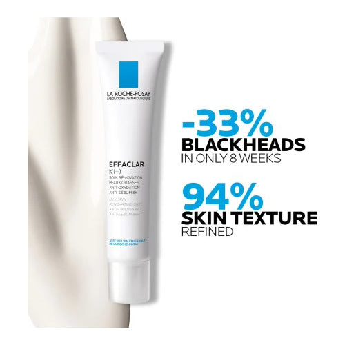 LA ROCHE POSAY Effaclar K+ Tratamiento para Piel Grasa y Puntos Negros, 40ml