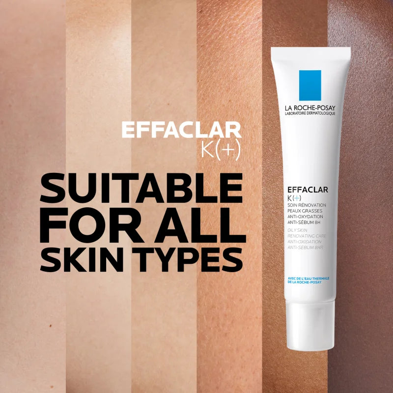 LA ROCHE POSAY Effaclar K+ Tratamiento para Piel Grasa y Puntos Negros, 40ml