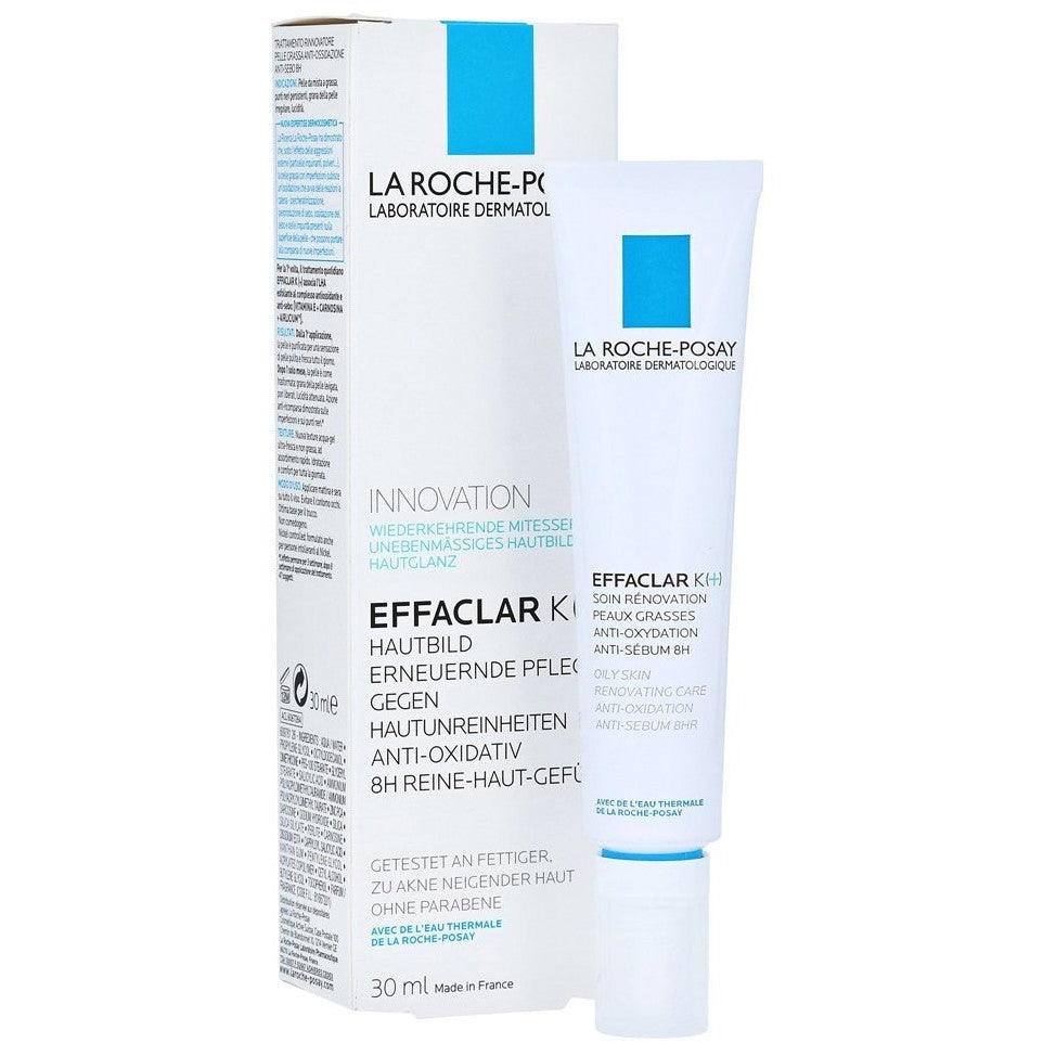 LA ROCHE POSAY Effaclar K+ Tratamiento para Piel Grasa y Puntos Negros, 40ml