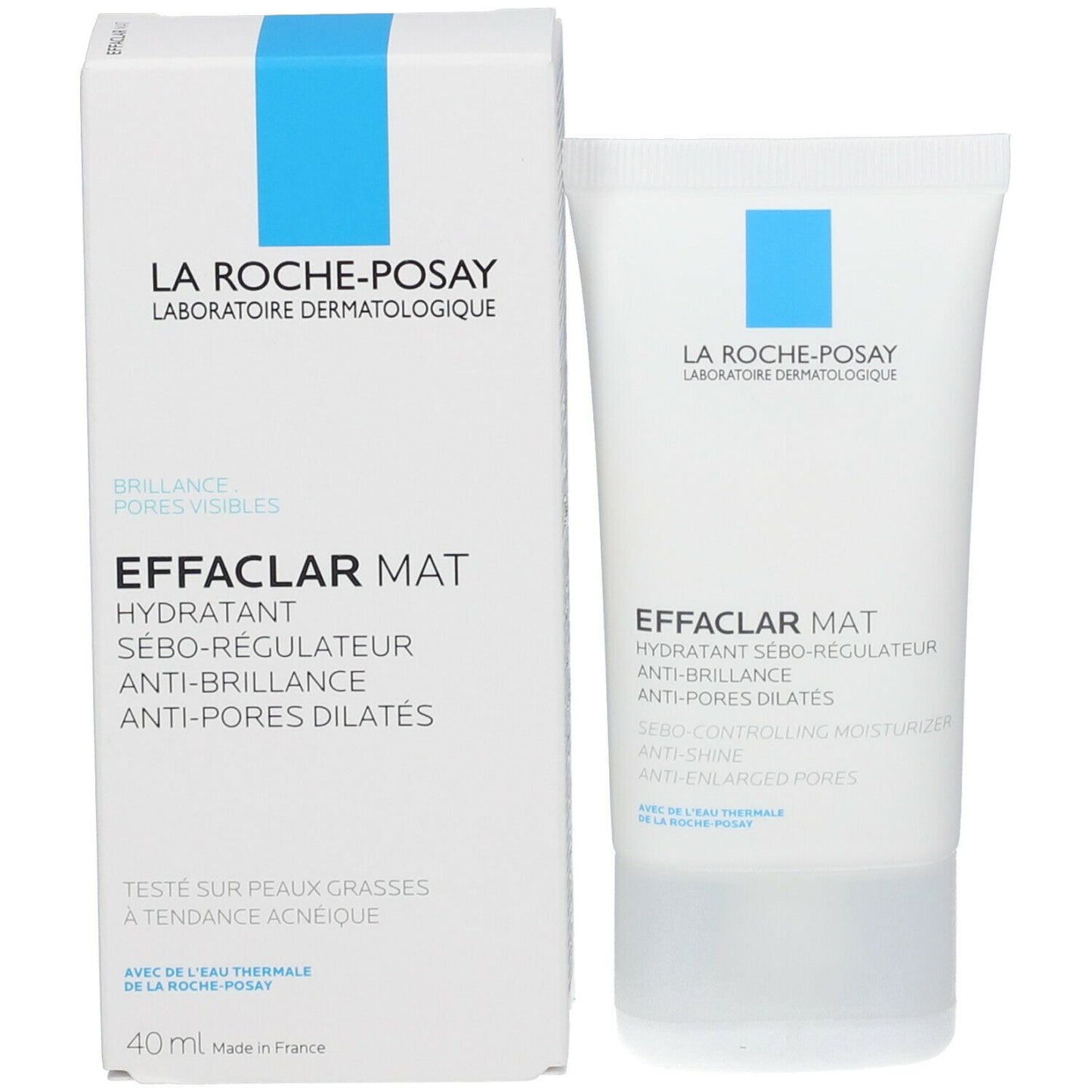 LA ROCHE POSAY Effaclar MAT Hidratante Facial Anti-Brillo, Anti-Poros Dilatados