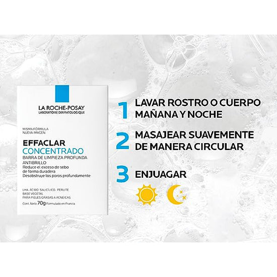 LA ROCHE POSAY Effaclar Concentrado Jabón de Limpieza Profunda Anti-Brillo