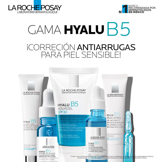 LA ROCHE POSAY Hyalu B5 Serum Facial Anti-Arrugas Reparador y Rellenador, 30ml