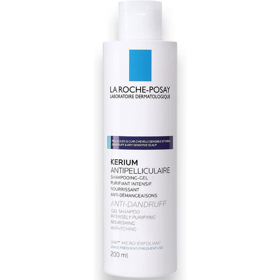 LA ROCHE POSAY Kerium Shampoo Anti-caspa Cuero Cabelludo Graso, 200ml