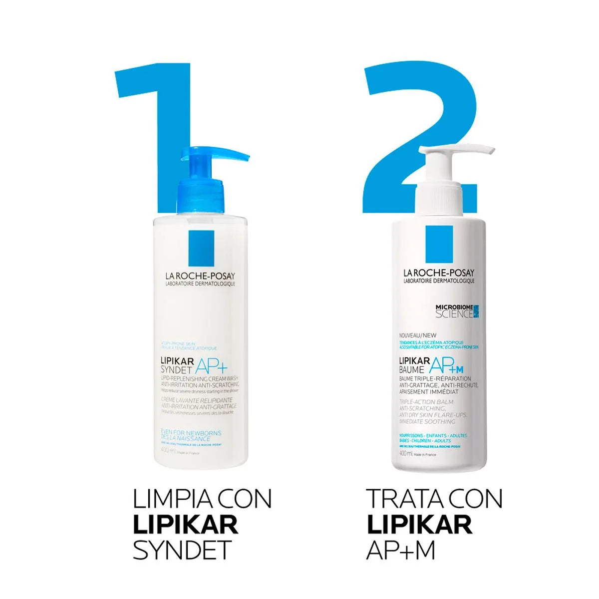 LA ROCHE POSAY Lipikar Baume AP+M Bálsamo Triple Reparación Anti-Picor, 400ml