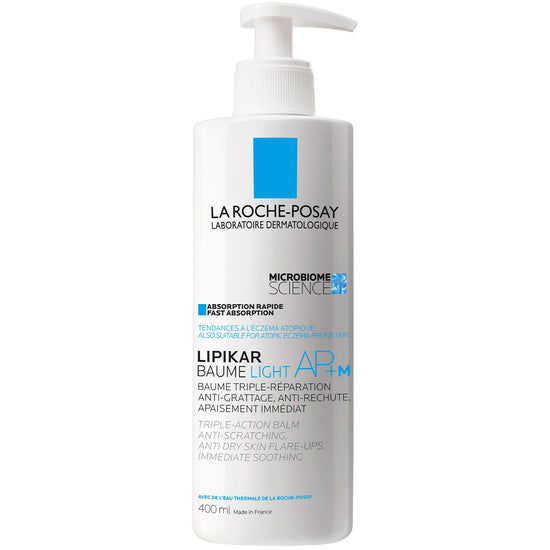 LA ROCHE POSAY Lipikar Baume Light AP+M, Triple Reparación Anti-Picor, 400ml