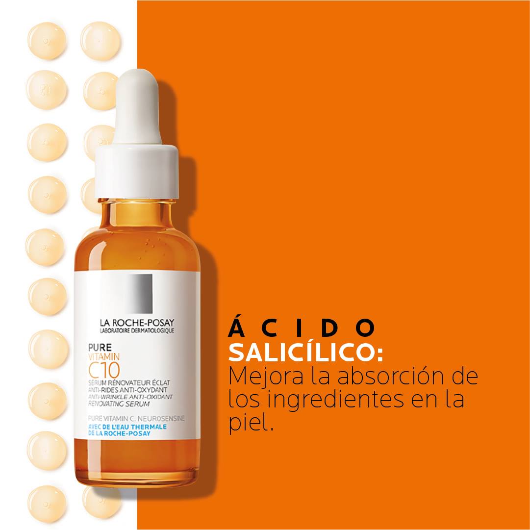 LA ROCHE POSAY Pure Vitamin C10 Serum Facial Anti-Arrugas y Antioxidante