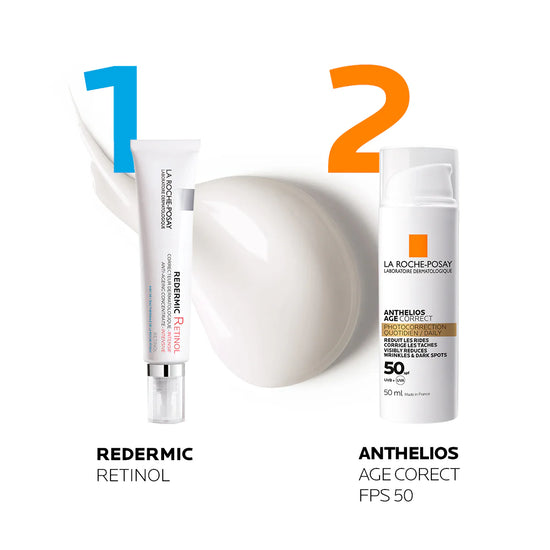 LA ROCHE POSAY Redermic Retinol Crema Anti-Arrugas y Anti-Manchas, 30ml