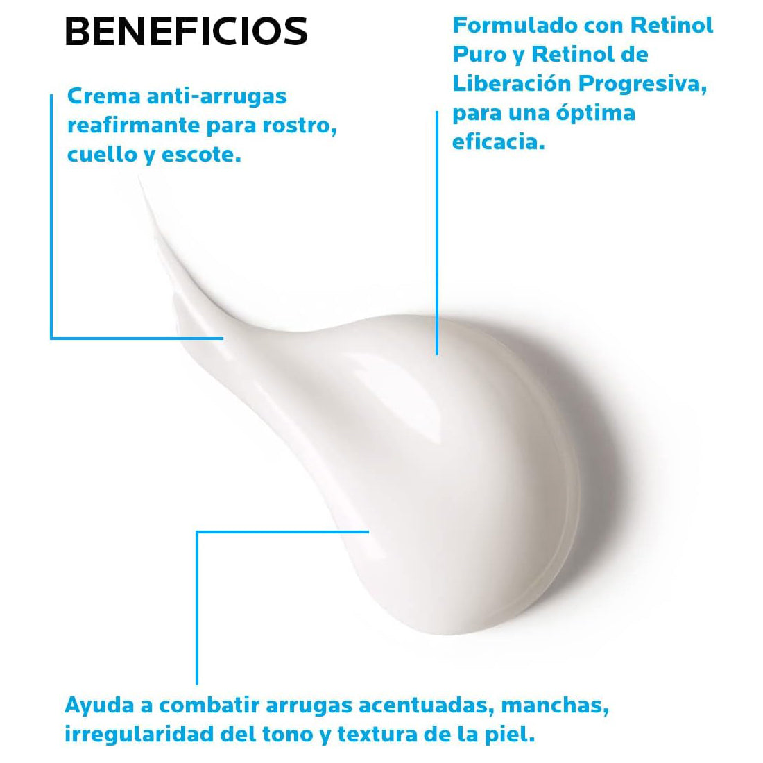 LA ROCHE POSAY Redermic Retinol Crema Anti-Arrugas y Anti-Manchas, 30ml