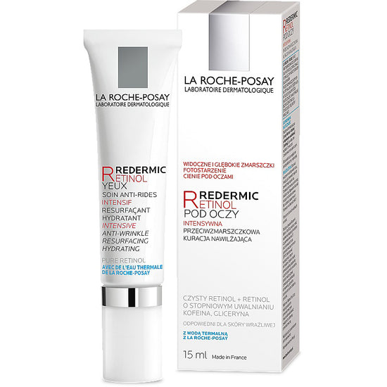 LA ROCHE POSAY Redermic R Ojos Anti-Arrugas Contorno de Ojos con Retinol, 15ml