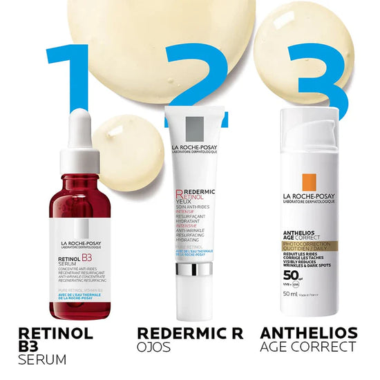 LA ROCHE POSAY Redermic R Ojos Anti-Arrugas Contorno de Ojos con Retinol, 15ml