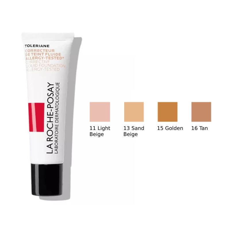 LA ROCHE POSAY Toleriane Teint Fluide SPF25. Base de Maquillaje Correctora 30ml