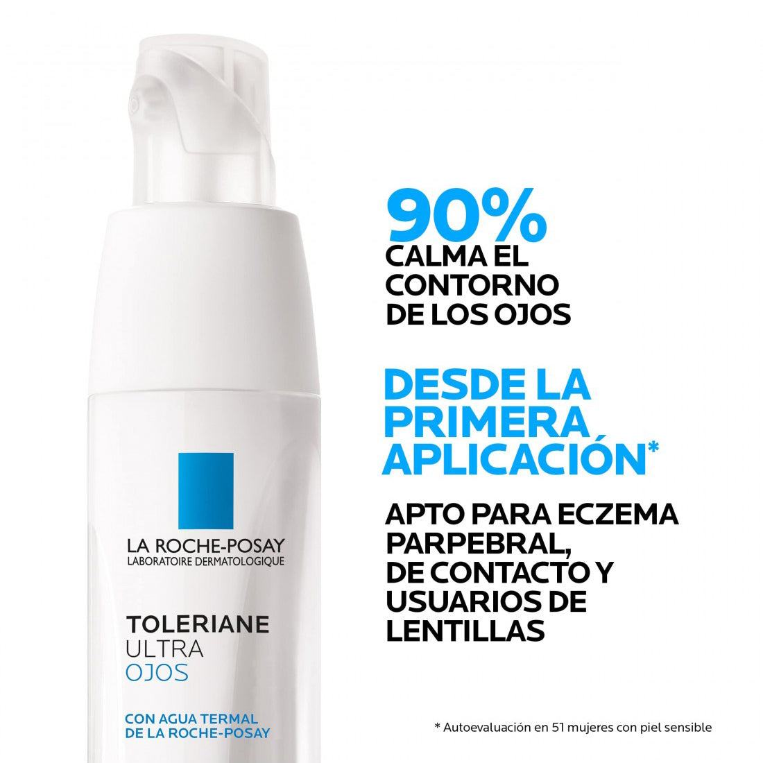 LA ROCHE POSAY Toleriane Dermallergo Hidratante Para Contorno De Ojos, 20ml