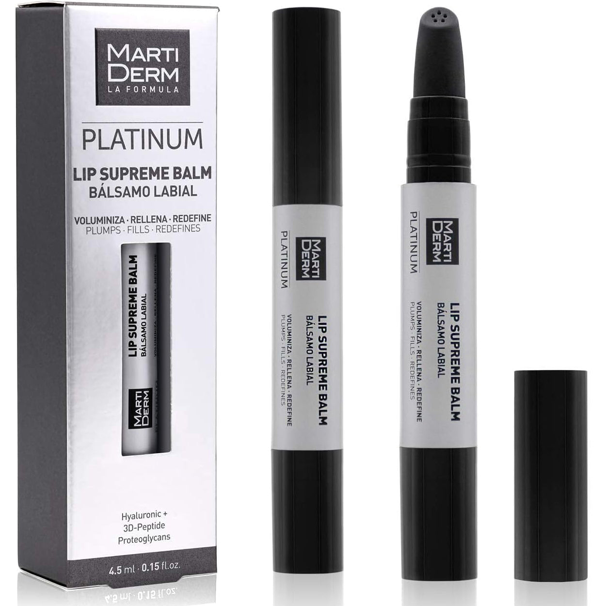 MARTIDERM Platinum Lip Supreme Balm, Labial que Voluminiza Rellena Redefine