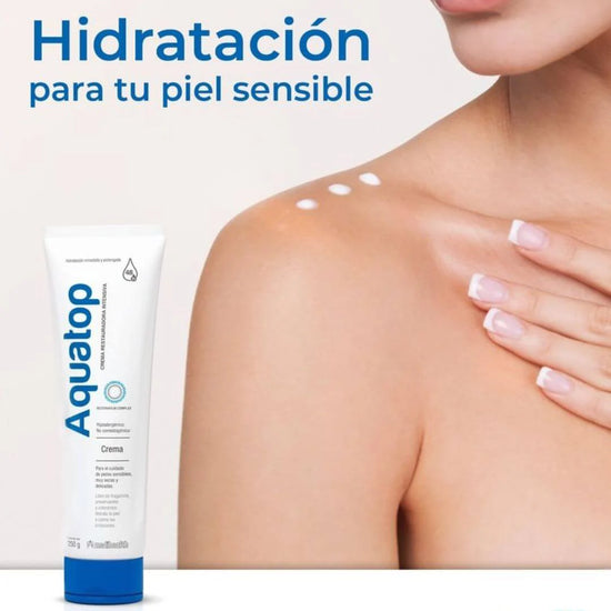 MEDIHEALTH Aquatop Crema Restauradora Intensiva, Hidratación Inmediata, 250gr