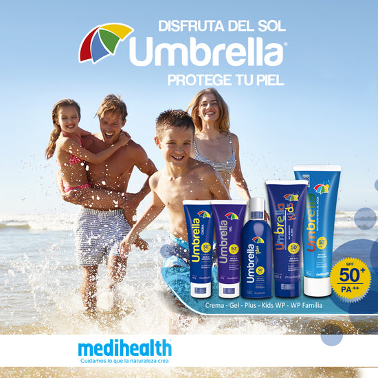 MEDIHEALTH Umbrella Kids Protector Solar Corporal y Facial Muy Resistente SPF50+