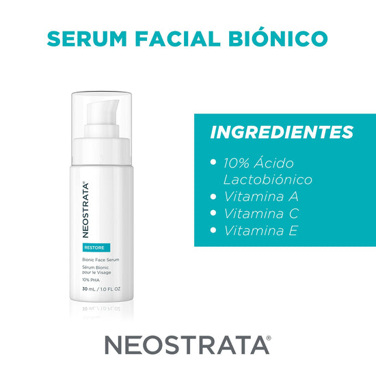 NEOSTRATA Restore Suero Facial Lactobiónico Antiedad, 30ml