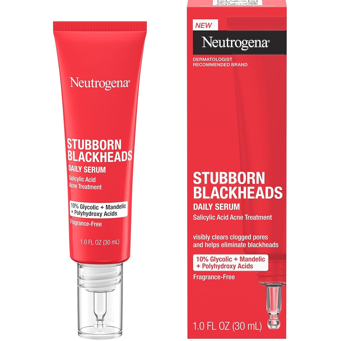 NEUTROGENA Stubborn Blackheads Daily Serum para Puntos Negros, 30ml