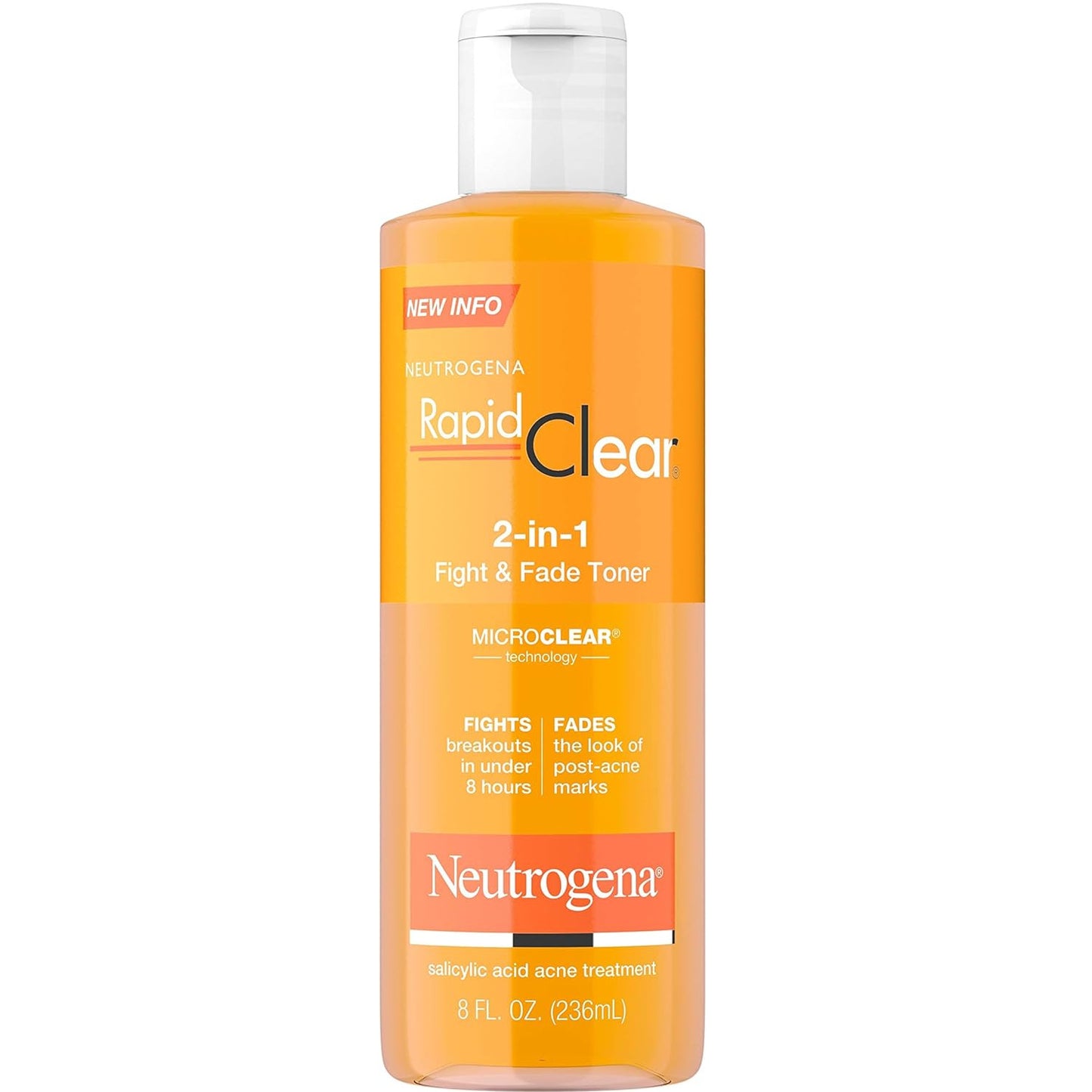 NEUTROGENA Rapid Clear 2-In-1 Fight & Fade Acne Toner, 236ml