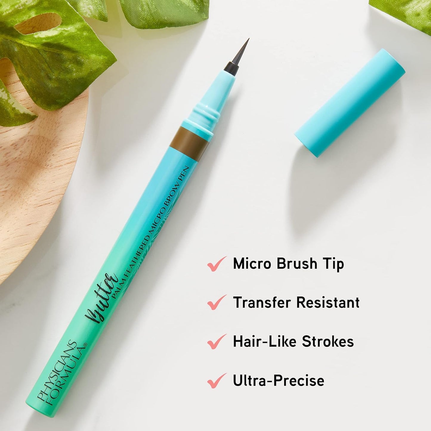 PHYSICIANS FORMULA Butter Palm Feathered Micro Brow Pen Universal Brown 0.5ml