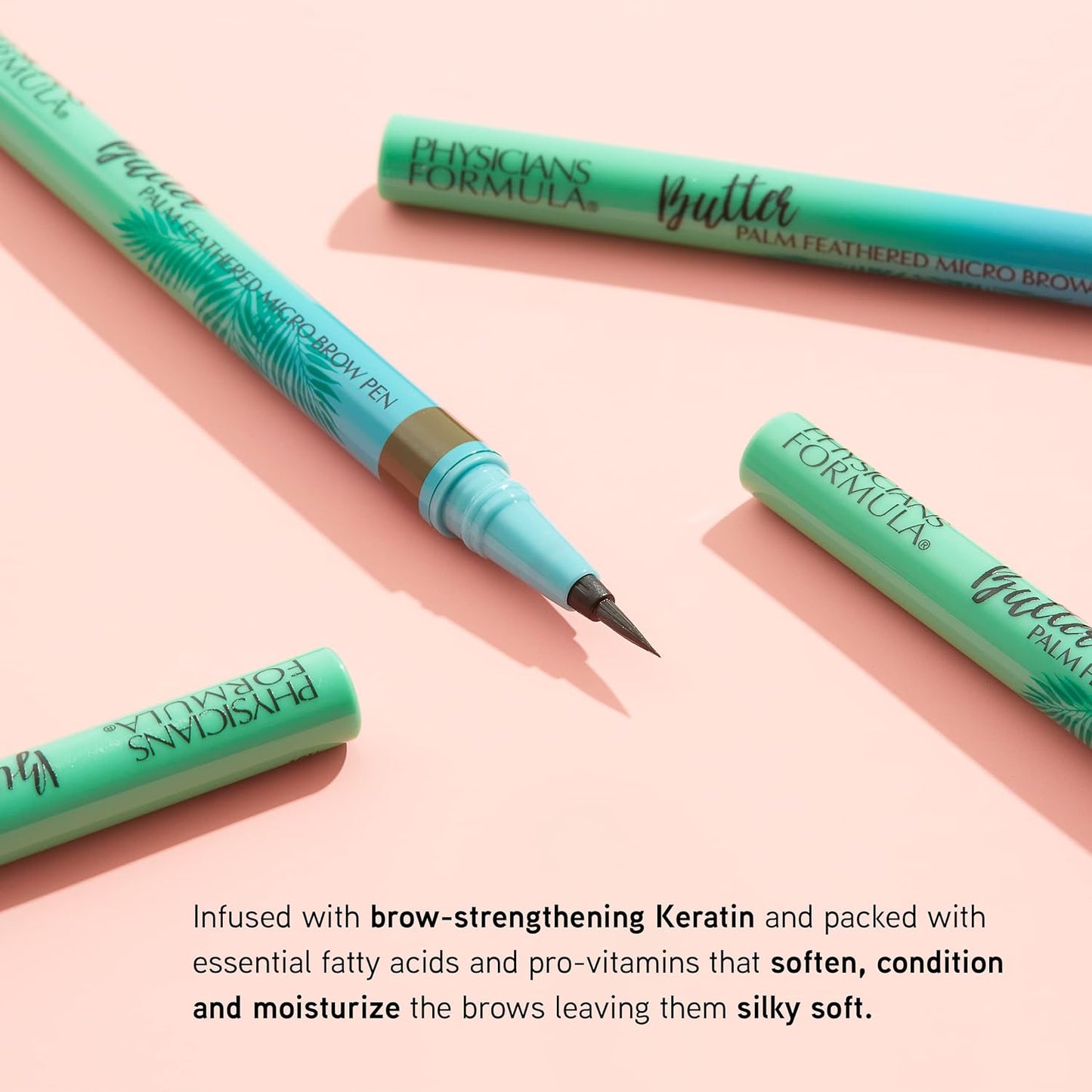 PHYSICIANS FORMULA Butter Palm Feathered Micro Brow Pen Universal Brown 0.5ml
