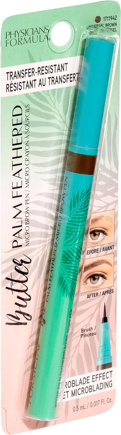 PHYSICIANS FORMULA Butter Palm Feathered Micro Brow Pen Universal Brown 0.5ml