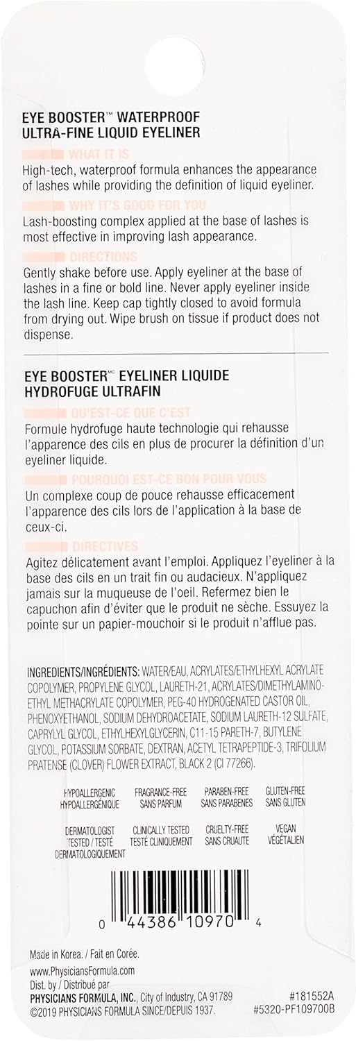 PHYSICIANS FORMULA Eye Booster Waterproof Ultra-Fine Liquid Eyeliner 1ml