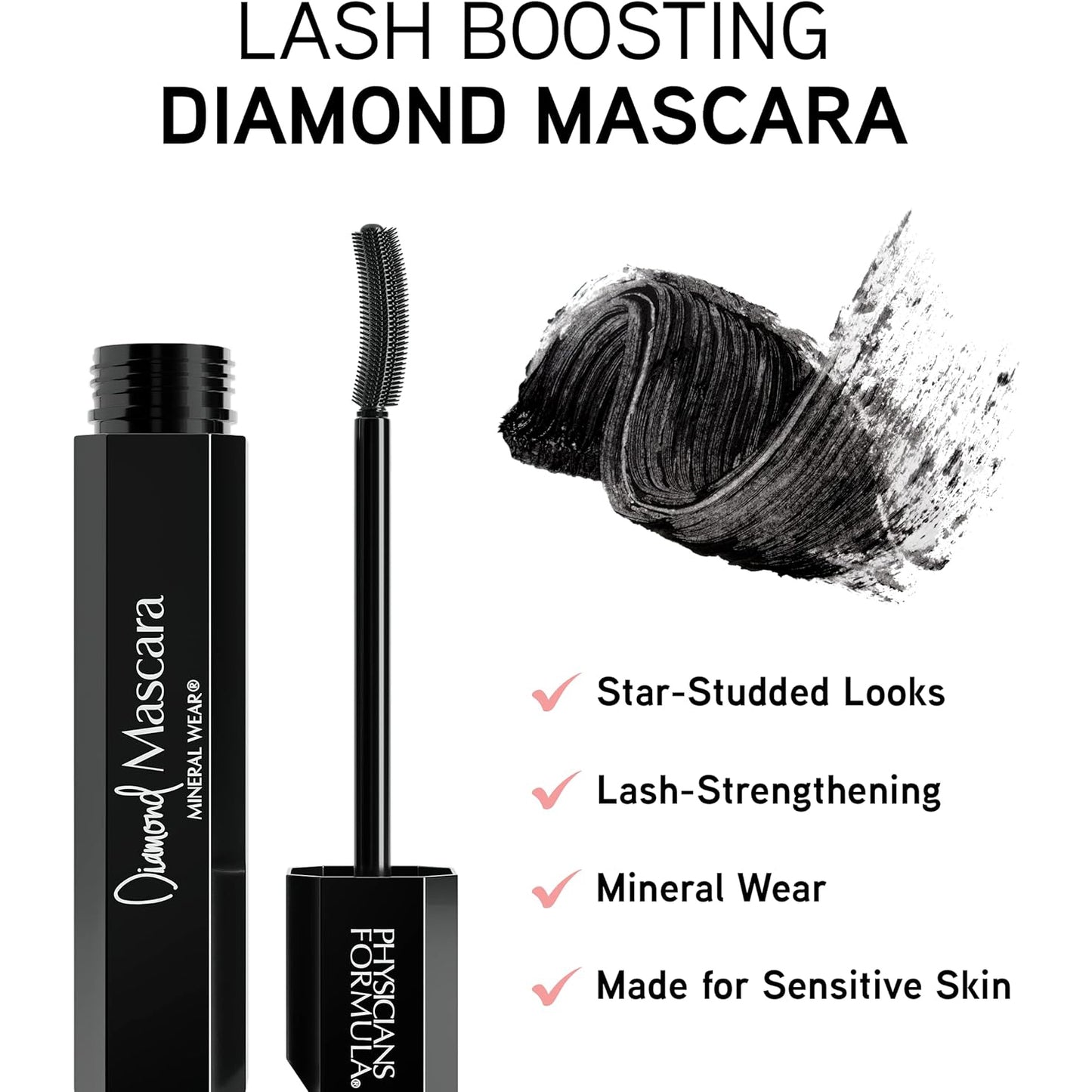PHYSICIANS FORMULA Mineral Wear Diamond Mascara Black 8.5ml