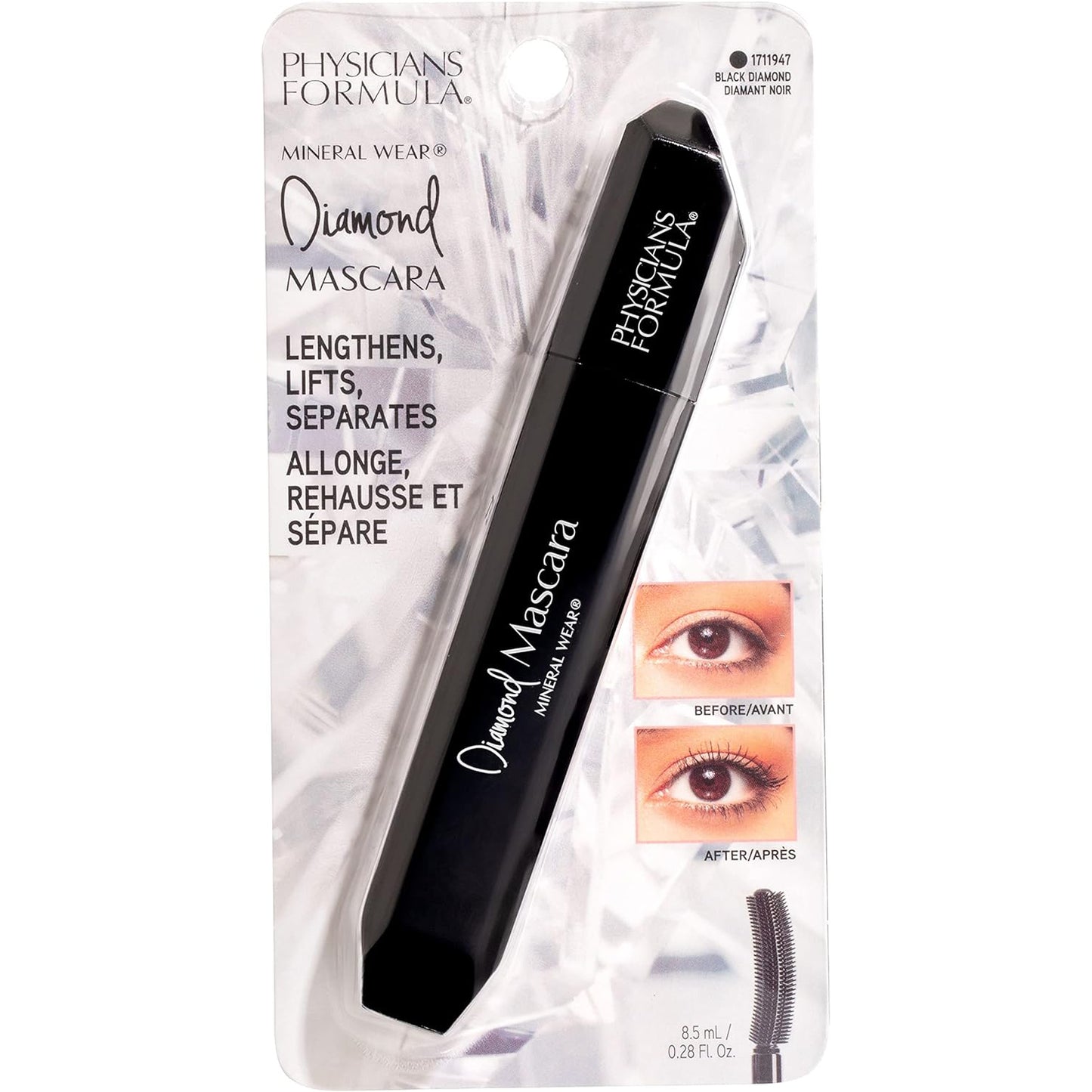 PHYSICIANS FORMULA Mineral Wear Diamond Mascara Black 8.5ml