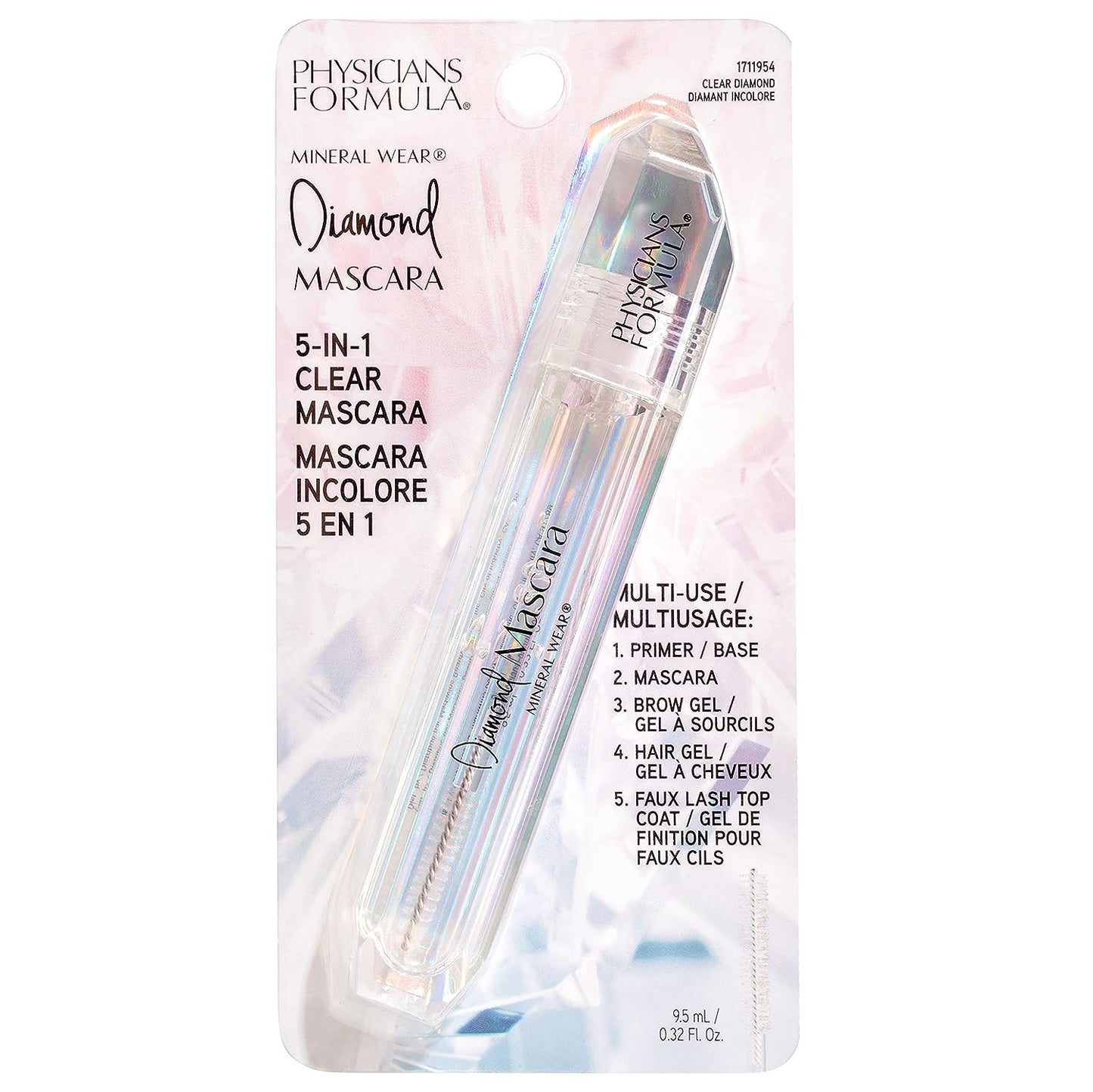 PHYSICIANS FORMULA Mineral Wear Diamond Mascara Clear 9.5ml