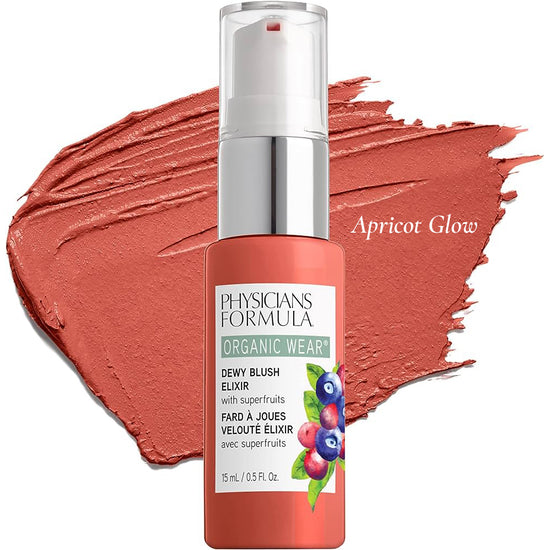 PHYSICIANS FORMULA Organic Wear Dewy Blush Elixir, Rubor Elixir Ligero 15ml