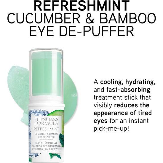 PHYSICIANS FORMULA Refreshment Cucumber & Bamboo Eye De-Puffer 12.8gr