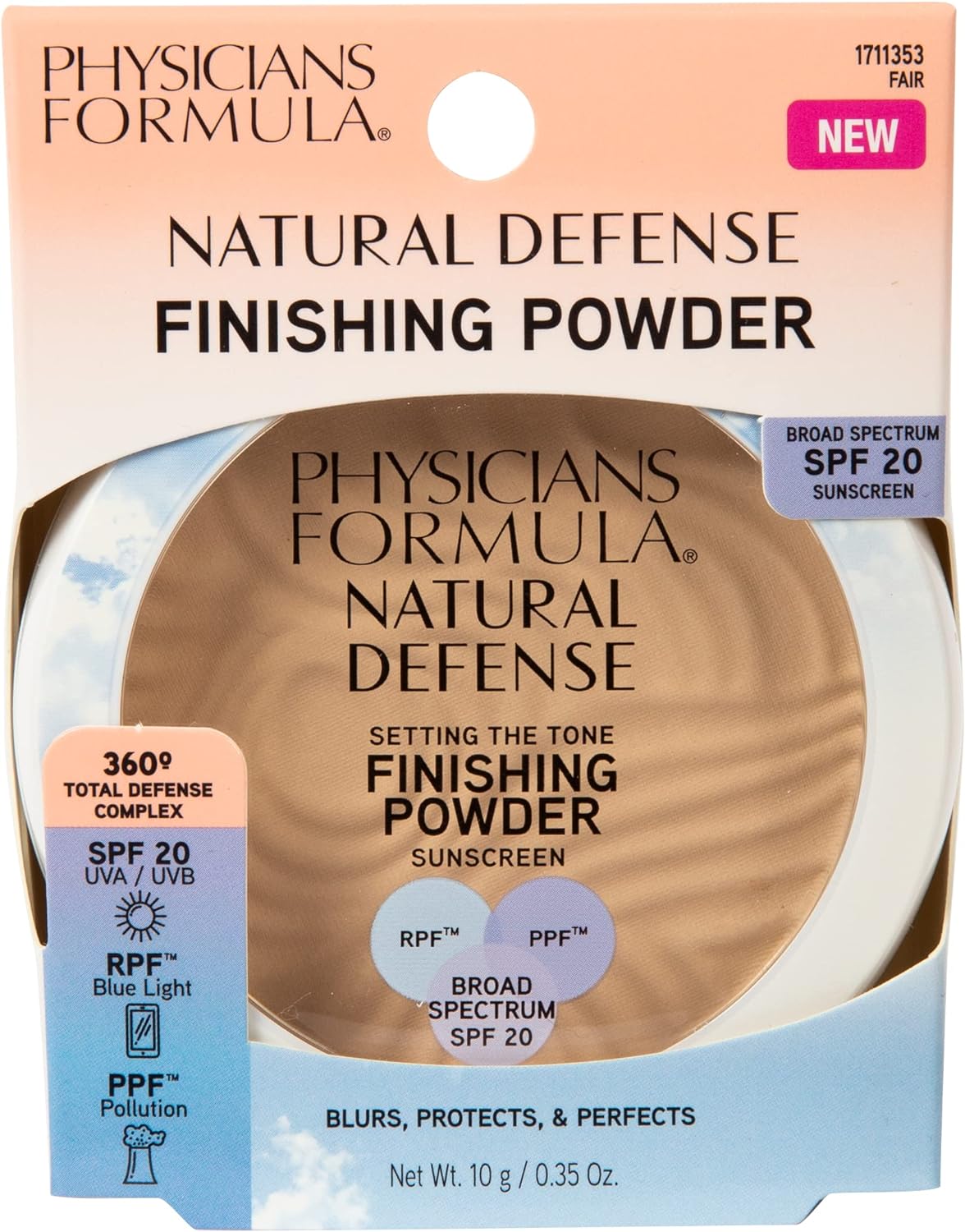 PHYSICIANS FORMULA Setting the Tone Finishing Powder SPF 20 10gr