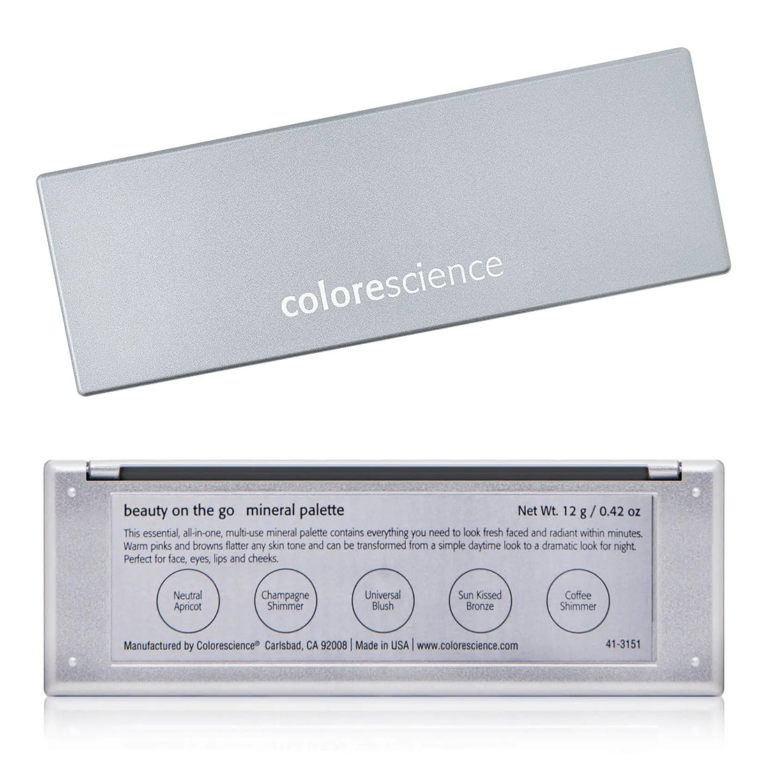 COLORESCIENCE Pressed Mineral Beauty On The Go Palette