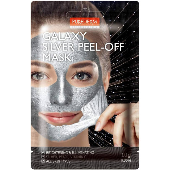 PUREDERM Galaxy Silver Peel-off Mask, Mascarilla Despegable 10gr