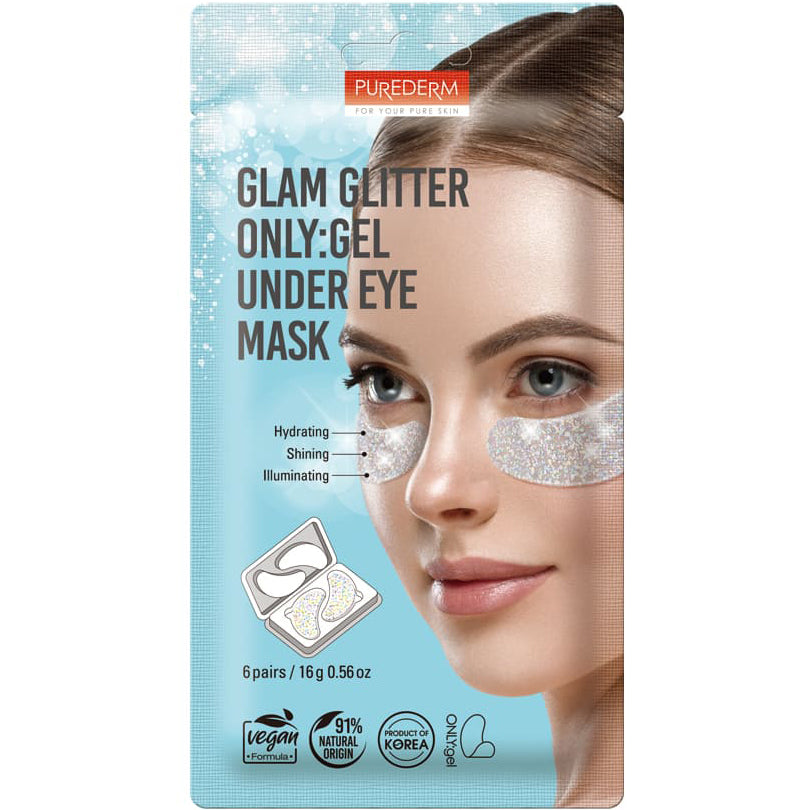 PUREDERM Glam Glitter Only Gel Under Eye Mask 16gr