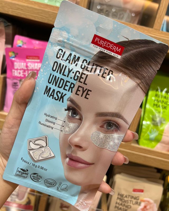 PUREDERM Glam Glitter Only Gel Under Eye Mask 16gr