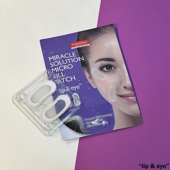 PUREDERM Miracle Solution Micro Fill Patch Lip&Eye, Microparche Ojos Labios