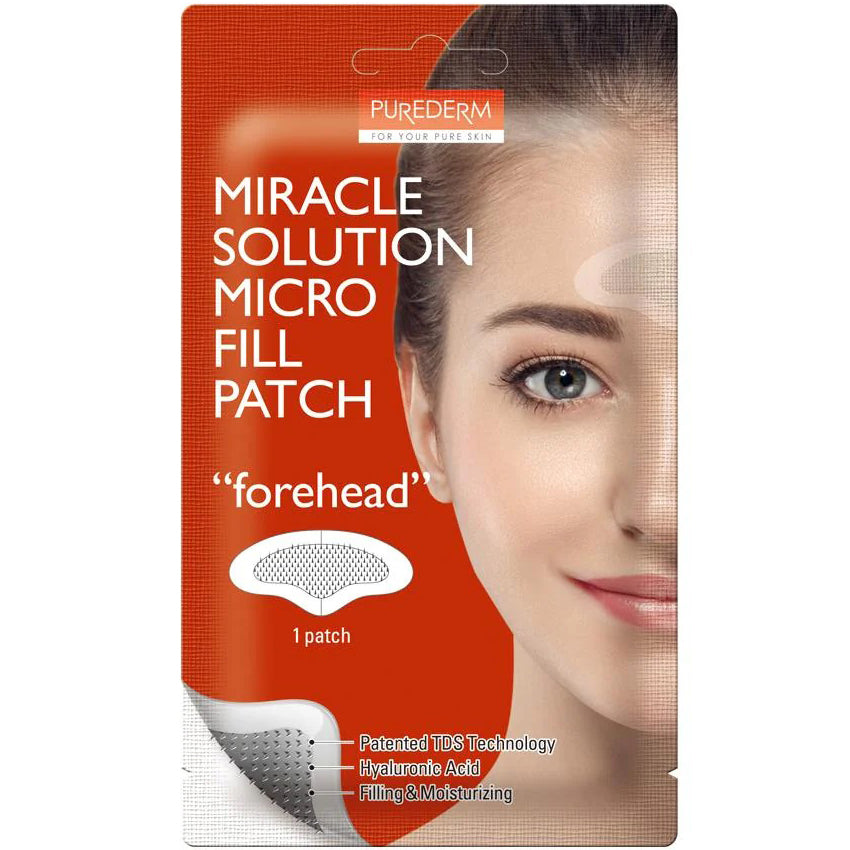 PUREDERM Miracle Solution Micro Fill Patch Forehead, Microparche Frente